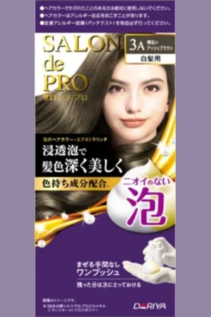 DARIYA Salon De Pro Foam Hair Color Extra Rich - 1 set - 3A Bright Ash Brown