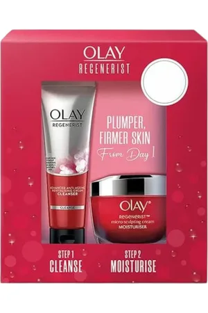 Olay Regenerist Micro-Sculpting Cream With Cleanser Gift Set - 100g + 50g