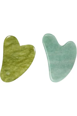 MissLady Scraping Board Gua Sha Massage Tool (Heart-shaped) - 1pc - Grass Green X - Scraping Board Gua Sha Massage...