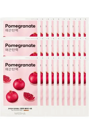 Missha Airy Fit Sheet Mask - Pomegranate - 1pc (30ea) Set