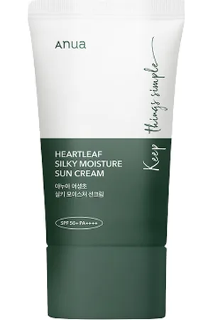 ANUA Heartleaf Silky Moisture Sun Cream SPF50+ PA++++ - 50ml