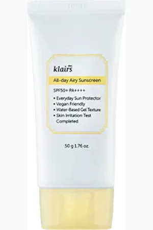 Dear, Klairs All-day Airy Sunscreen SPF50+ PA++++ - 50g