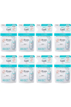 Kao Curel Intensive Moisture Care Foaming Wash - Refill 130ml 8pcs Set