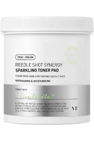 VT Reedle Shot Synergy Sparkling Toner Pad - 200ml/80cuscinetti