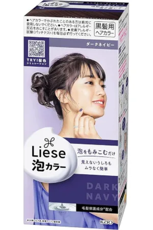 Kao Liese Creamy Bubble Color (Japan Version) - 1 scatola - Dark Navy