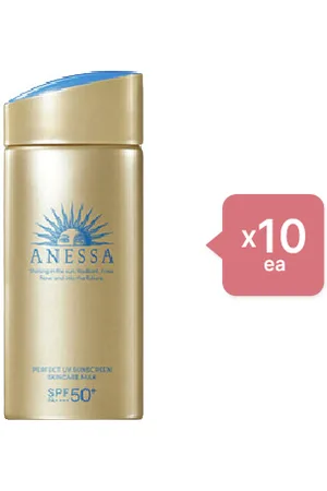 Shiseido [Deal] - Anessa Perfect UV Sunscreen Skincare Milk N SPF50+ PA++++ - 2022 Version - 90ml (10ea) Set