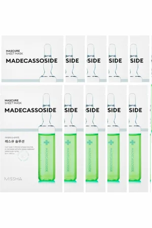 Missha Mascure Solution Sheet Mask - Madecassoside (10pcs) Set