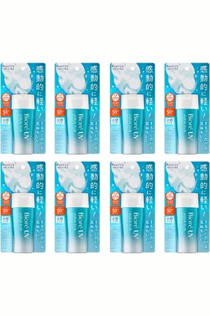 Kao Biore UV Aqua Rich Watery Gel SPF50+ PA++++ - 70ml 8pcs Set