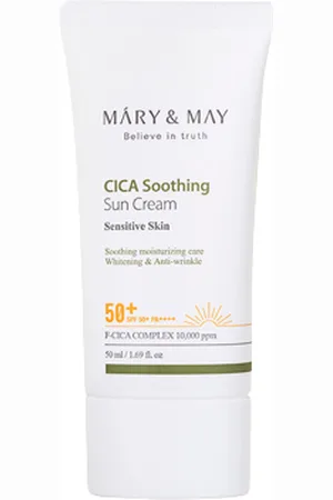 Mary&May [Saldi] - CICA Soothing Sun Cream SPF50+ PA++++ - 50ml