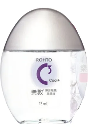 Rohto Mentholatum C3 Cool+ Contact Lens Moisturizer Eye Drops - 13ml