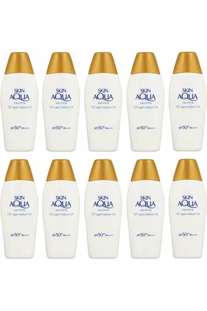 Rohto Mentholatum Skin Aqua UV Super Moisture Gel Hydrating Sunscreen (10ea) Set