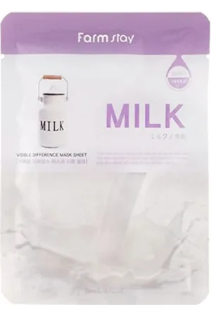 Farm Stay Visible Difference Mask Sheet - Milk - 1pezzo