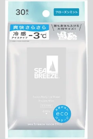 Shiseido Sea Breeze Face & Body Ice Sheet - 30 fogli - Frozen Mint