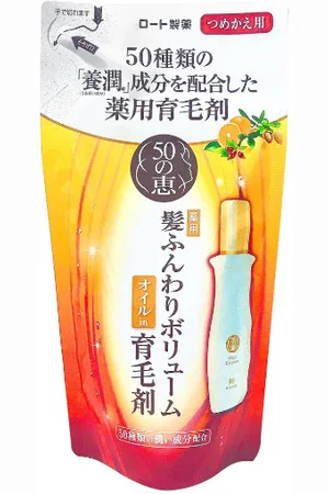 Rohto Mentholatum 50 Megumi Hair Revitalizing Essence (Refil) - 150ml