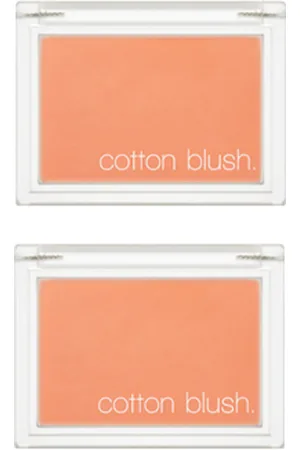Missha Cotton Blush - No.Carrot Butter Cream (2ea) Set