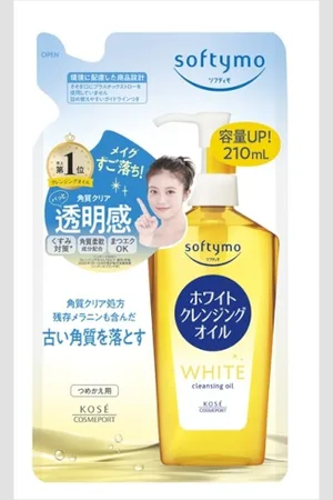 Kose Softymo White Cleansing Oil Refill (2024 Version) - 210ml