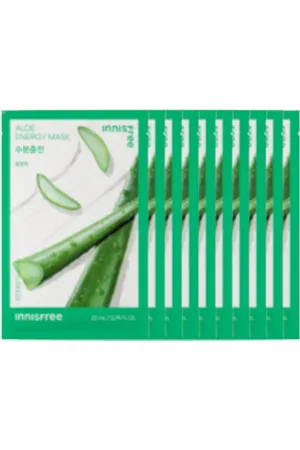 Innisfree Energy Mask - Aloe - 10pcs Set