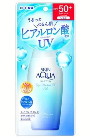 Rohto Mentholatum Skin Aqua UV Super Moisture Gel Hydrating Sunscreen SPF50+/PA++++ - 110g - White