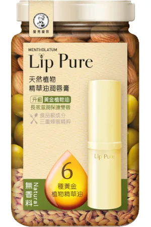 Rohto Mentholatum Lip Pure Essential Oil Lip Balm - 1pc - Natural