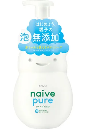 Kracie Naive Pure Foaming Body Soap Jumbo - 550ml