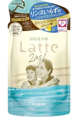 Kracie Ma & Me Latte Rinse In Shampoo Refill - 360ml