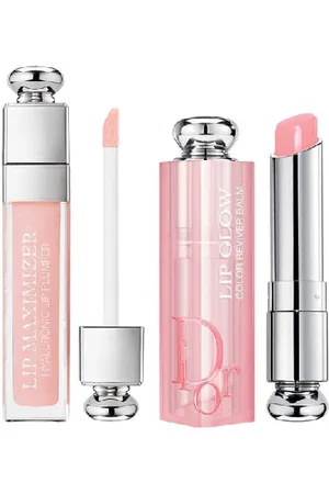 Dior Lip Balm And Plumping Gloss Set - 3.2g+6ml - 001 Pink