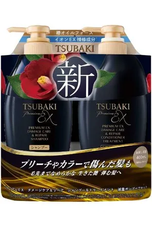 Shiseido Tsubaki Premium EX Damage Care & Repair Shampoo & Treatment Set - 400ml + 400ml