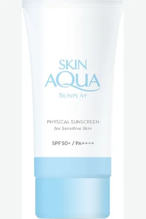 Rohto Mentholatum Sunplay - Skin Aqua Physical Sunscreen for Sensitive Skin SPF50+ PA++++ - 50ml