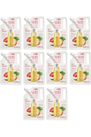 Missha Talks Vegan Squeeze Pocket Sleeping Mask - Skin Smoother - 10g (10ea) Set