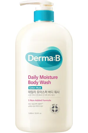 Derma:B Daily Moisture Body Wash - 1000ml - Cotton Musk