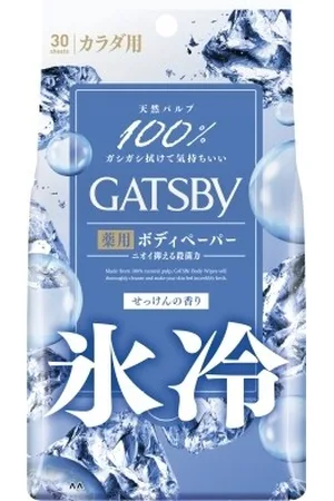 Mandom Gatsby Deodorant Body Paper - 30 fogli - Ice Type - Savon
