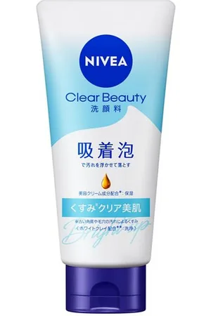 NIVEA Japan Clear Beauty Facial Cleanser, Clears Dull Skin - 130g