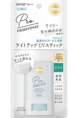Kose Suncut Prodefense Light Up UV Sunscreen Stick SPF 50+ PA+++ - 20g