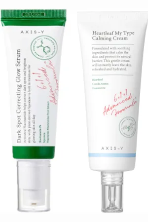 AXIS-Y Dark Spot Correcting Glow Serum X Heartleaf My Type Calming Cream