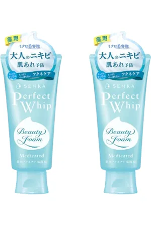 Shiseido Senka Perfect Whip White Clay (2023 Version) - 120g (2ea) Set