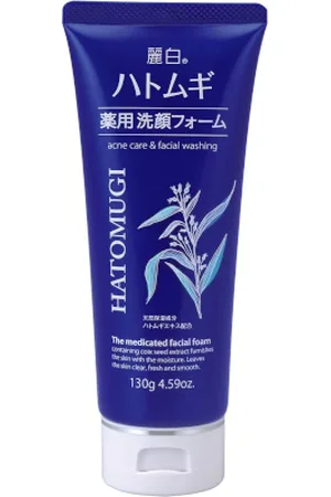 KUMANO COSME Reihaku Hatomugi Acne Care Facial Foam - 130g