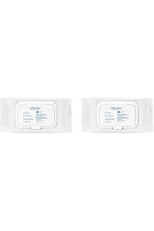 Missha Super Aqua Ultra Hyalron Cleansing Oil Wipes (Jumbo Size) - 1pack (70pcs) (2ea) Set