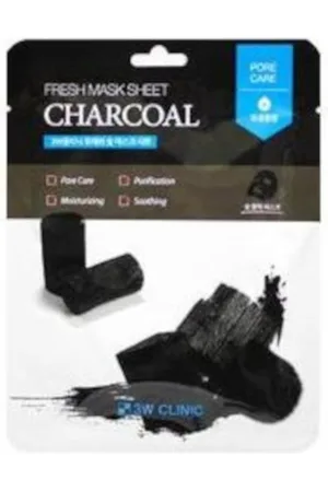 3W Clinic Fresh Charcoal Mask Sheet - 1pezzo