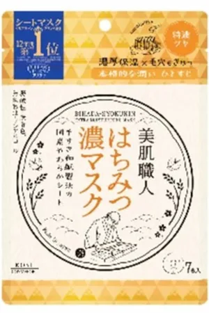 Kose Clear Turn Bihada-Syokunin Beautiful Skin Artisan Mask - 7 fogli - Honey