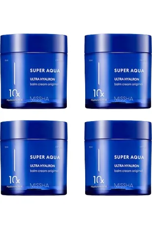 Missha Super Aqua Ultra Hyalron Balm Cream - 70ml (4ea) Set
