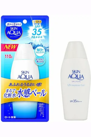 Rohto Mentholatum Skin Aqua Moisture Gel Sunscreen SPF35 / PA+++ - 110g - White