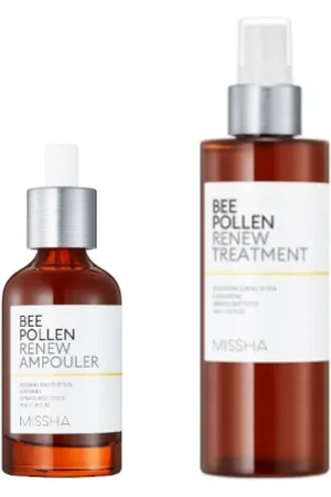 Missha Bee Pollen Renew Ampouler - 40ml (1ea) + Renew Treatment - 150ml (1ea) Set