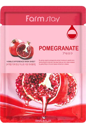 Farm Stay Visible Difference Mask Sheet - Pomegranate - 1pezzo