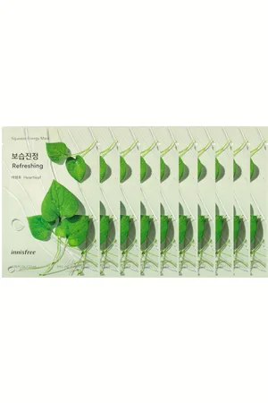 Innisfree Energy Mask - Heartleaf - 10pcs Set