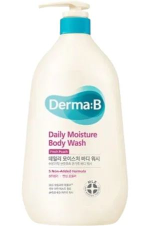 Derma:B Daily Moisture Body Wash - 1000ml - Fresh Peach