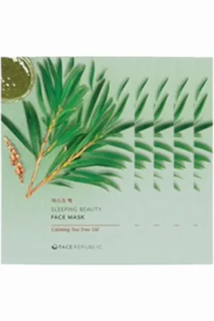 Face Republic Sleeping Beauty Face Mask - 23ml - CalmingTea Tree Oil (5ea) Set