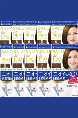 DARIYA Salon De Pro - Hair Color Cream - 5 Natural brown 10pezzi Set
