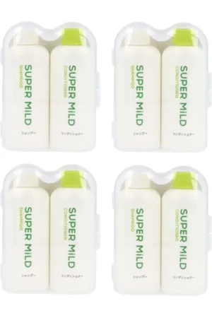 Shiseido Super Mild Shampoo & Conditioner Mini Size Set - 50ml X 2 (4ea) Set