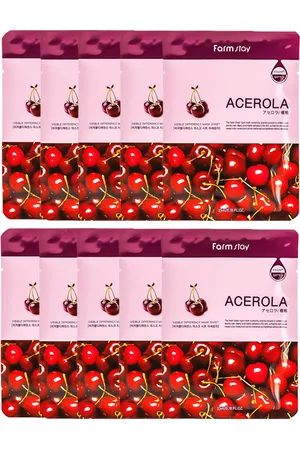 Farm Stay Visible Difference Mask Sheet - Acerola - 10pezzo
