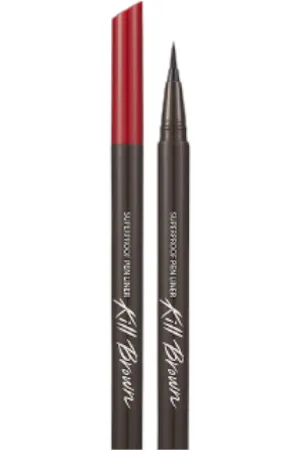 Clio Superproof Pen Liner Kill Black, Kill Brown - 0.55ml - 002 Brown